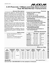 DataSheet MAX3488 pdf